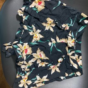 Floral print shorts